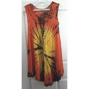 Krill Apparel Beach cover up dress...tye dye...free size
